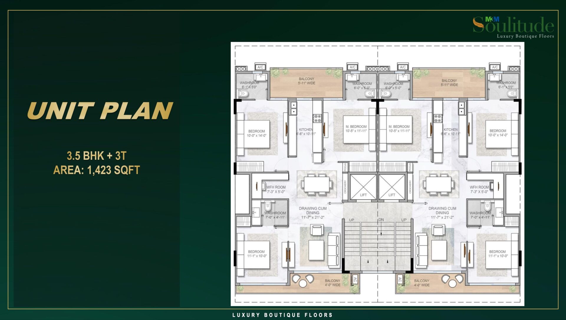 M3M Solitude Floor Plan